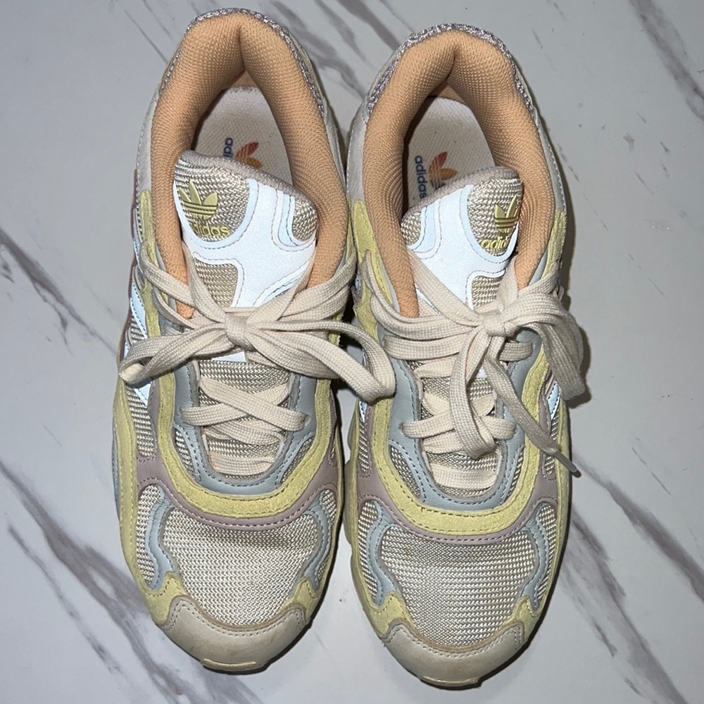 Adidas Pastel Spring Sneakers with Reflective Features